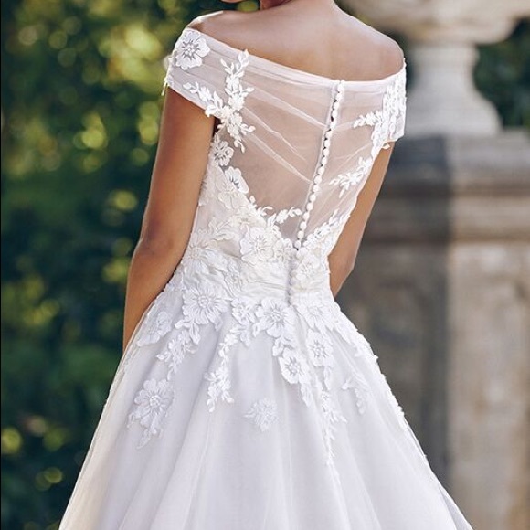 Sincerity -Off the Shoulder Ball Gown-STYLE: 44132 - Picture 8 of 8